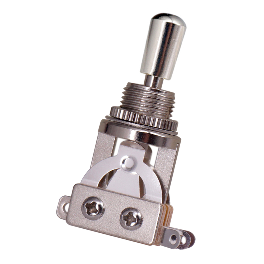 3 Way Short Straight Guitar Toggle Switch Pickup Selector with Brass Hat Compatible with Gibson Les Paul LP SG Electric Guitars