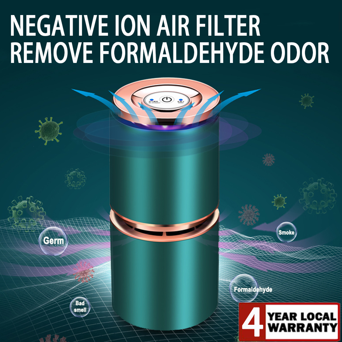 Air Purifier for Car with H13 True HEPA Filter Smoke Dust Traveling