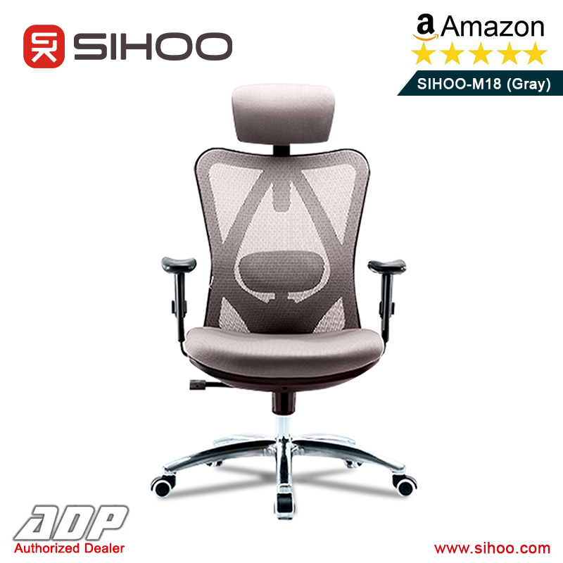 M18 Ergonomic Office Chair Computer Chair Desk Chair Adjustable   1539aa8c775b87617ab6726438e318d9 