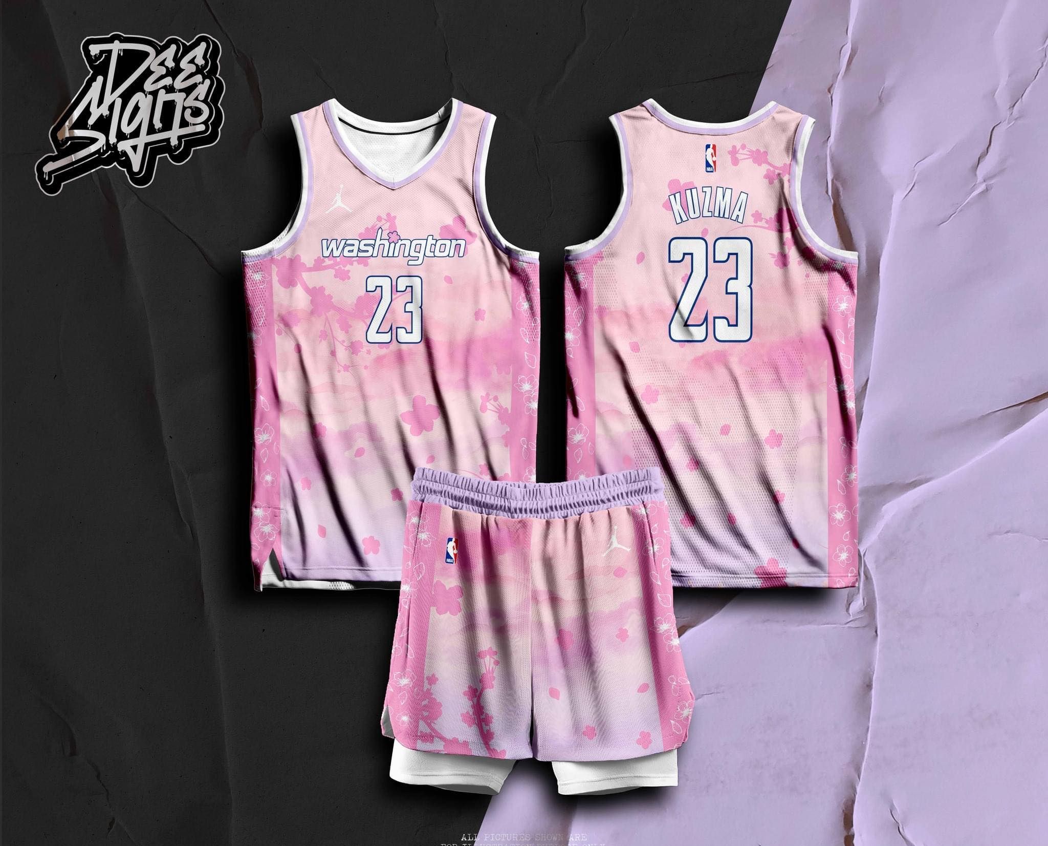 WASHINGTON 10 BASKETBALL JERSEY FULL SUBLIMATION HIGH QUALITY