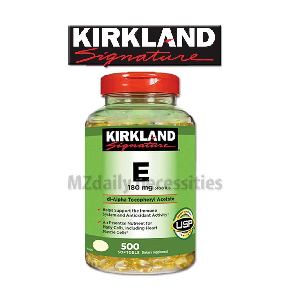 Kirkland Signature Vitamin E 400 I.u.500 Softgels | Lazada PH