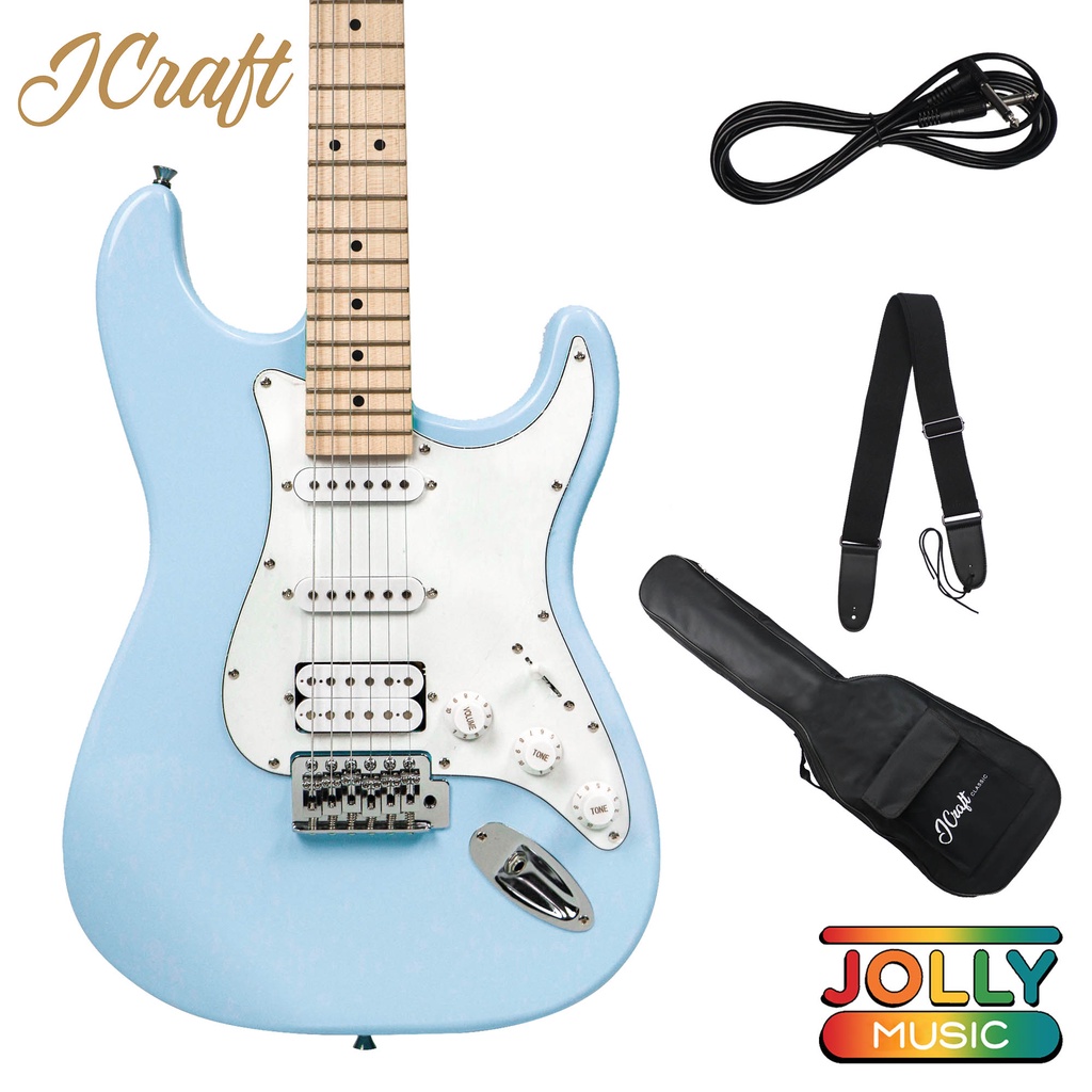 Guitar Electric Guitars JCraft S1H HSS Stratocaster Electric Guitar