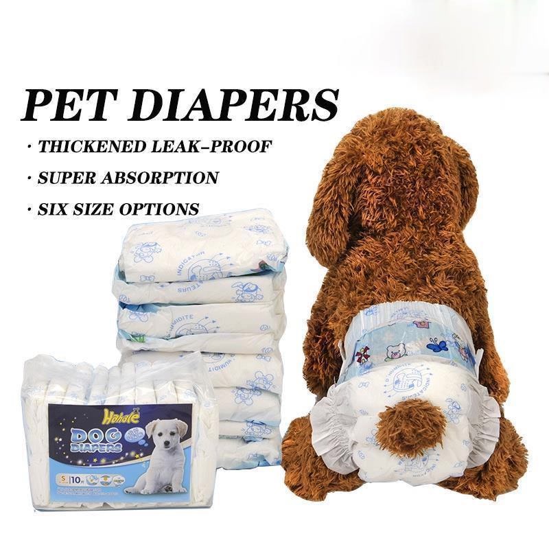 Doge.（10PCS PER PACK)Pet Dog Diapers Leak-proof soft super dog diapers ...