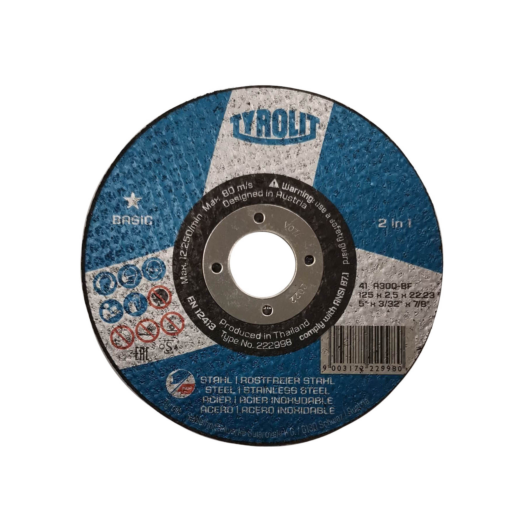 Tyrolit - Abrasive: 2 in 1 Cutting wheel 5