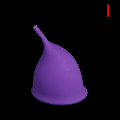 SHENG Silicone Reusable Soft Menstrual Cups Foldable Feminine Hygiene Period Cup
