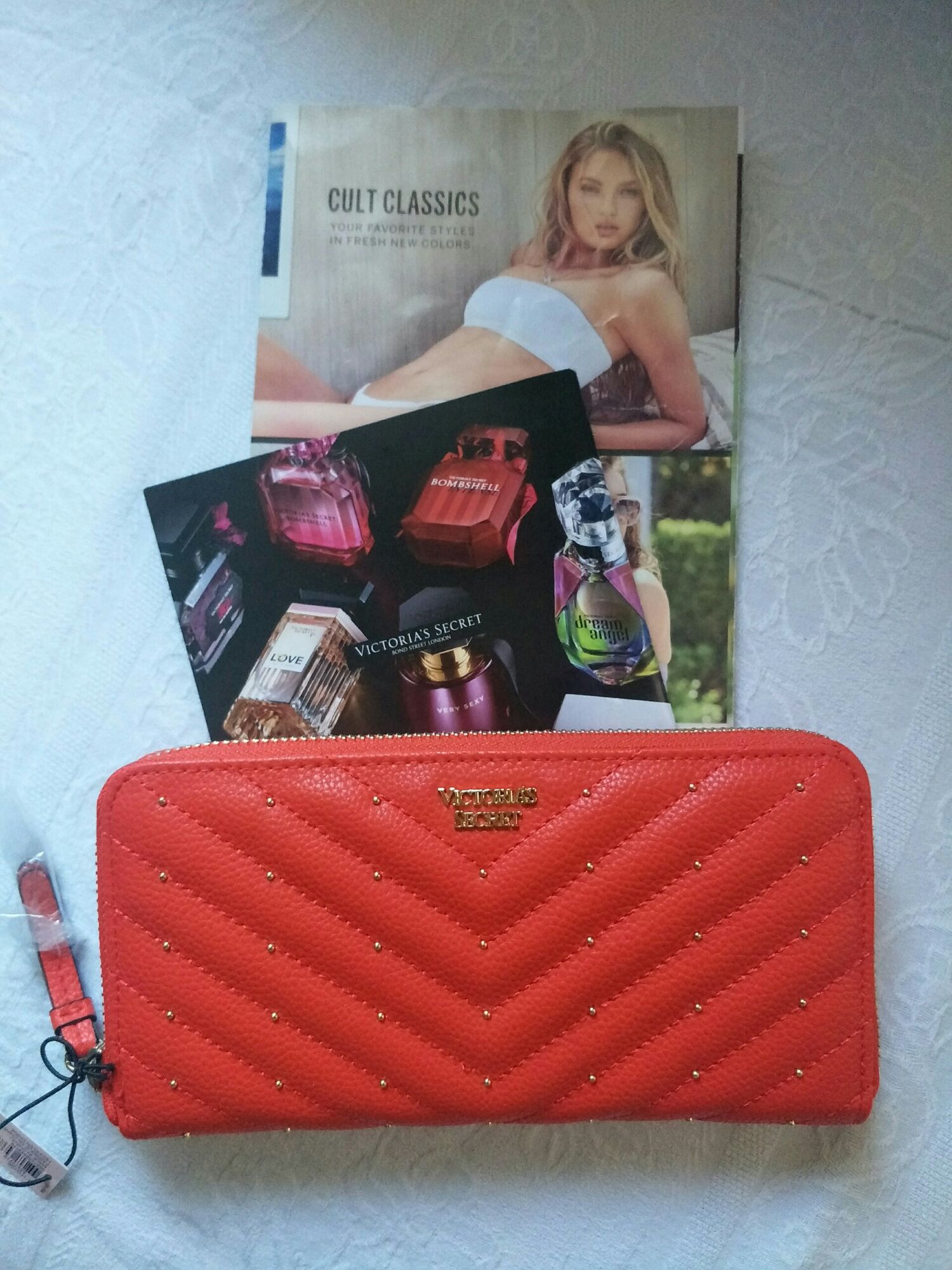 victoria secret red wallet