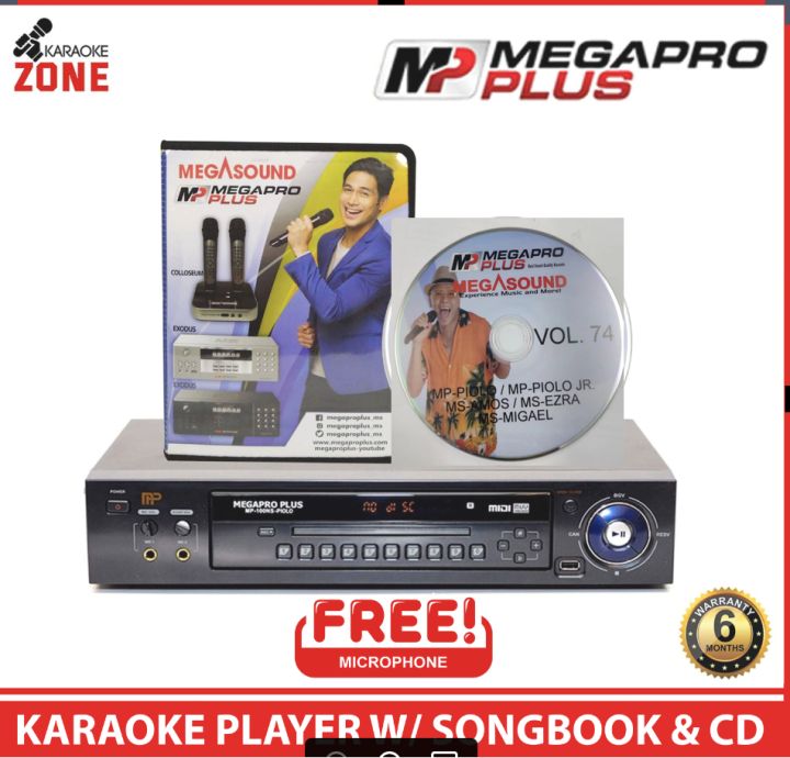 Megapro Plus MP 100NS Piolo Karaoke Player / Megapro Plus with Songbook ...