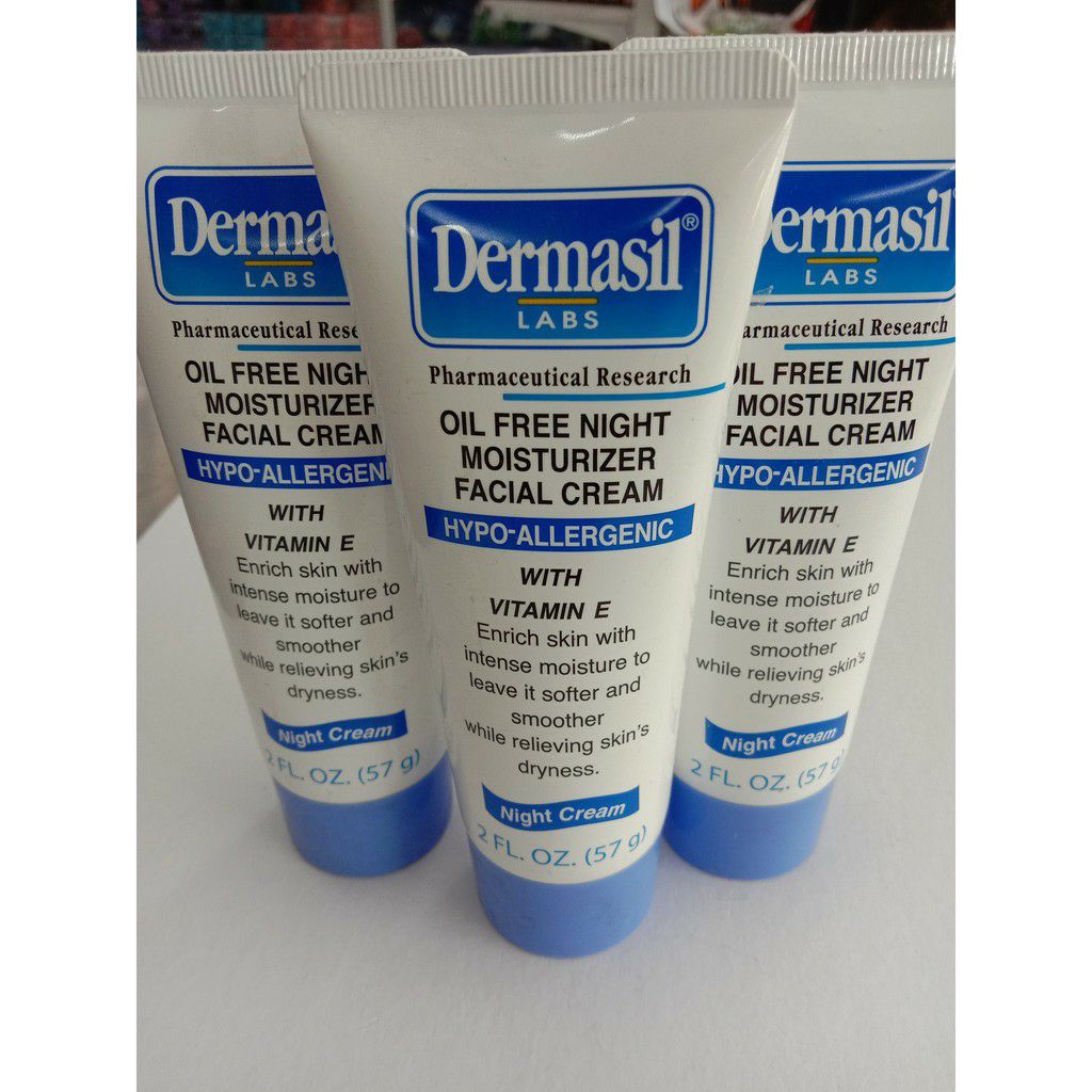 Authentic Dermasil Oil Free Night Moisturizer Facial Cream i Lazada PH