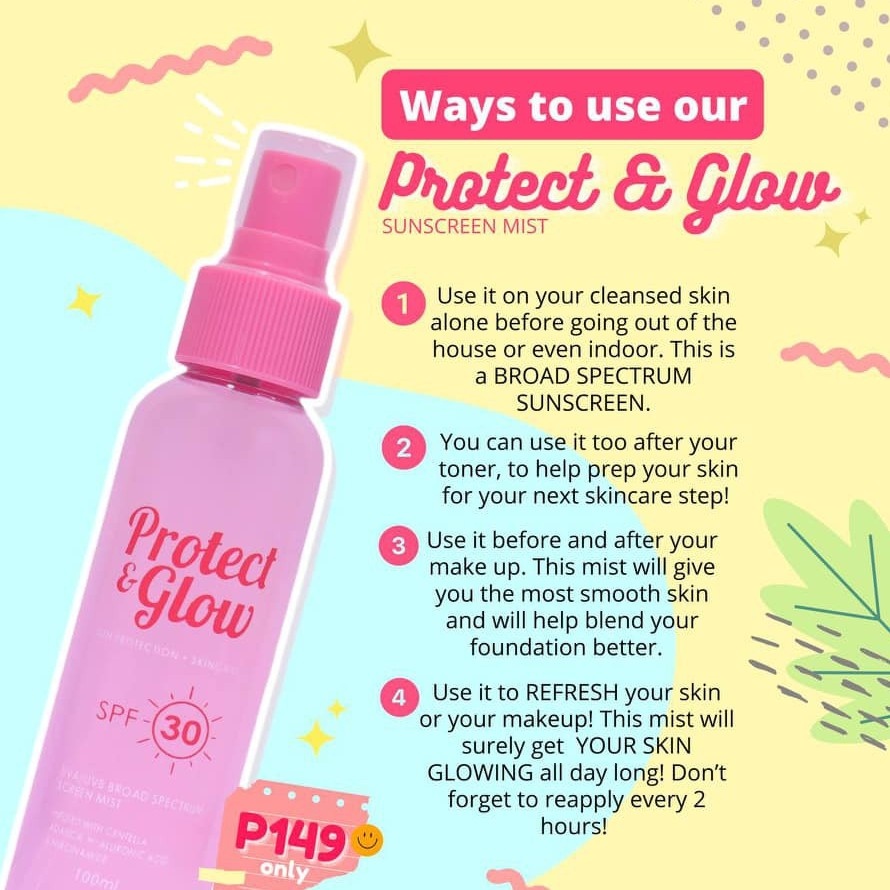 ONHAND Sunscreen Mist Protect and Glow SPF30 UVA/UVB Broad Spectrum