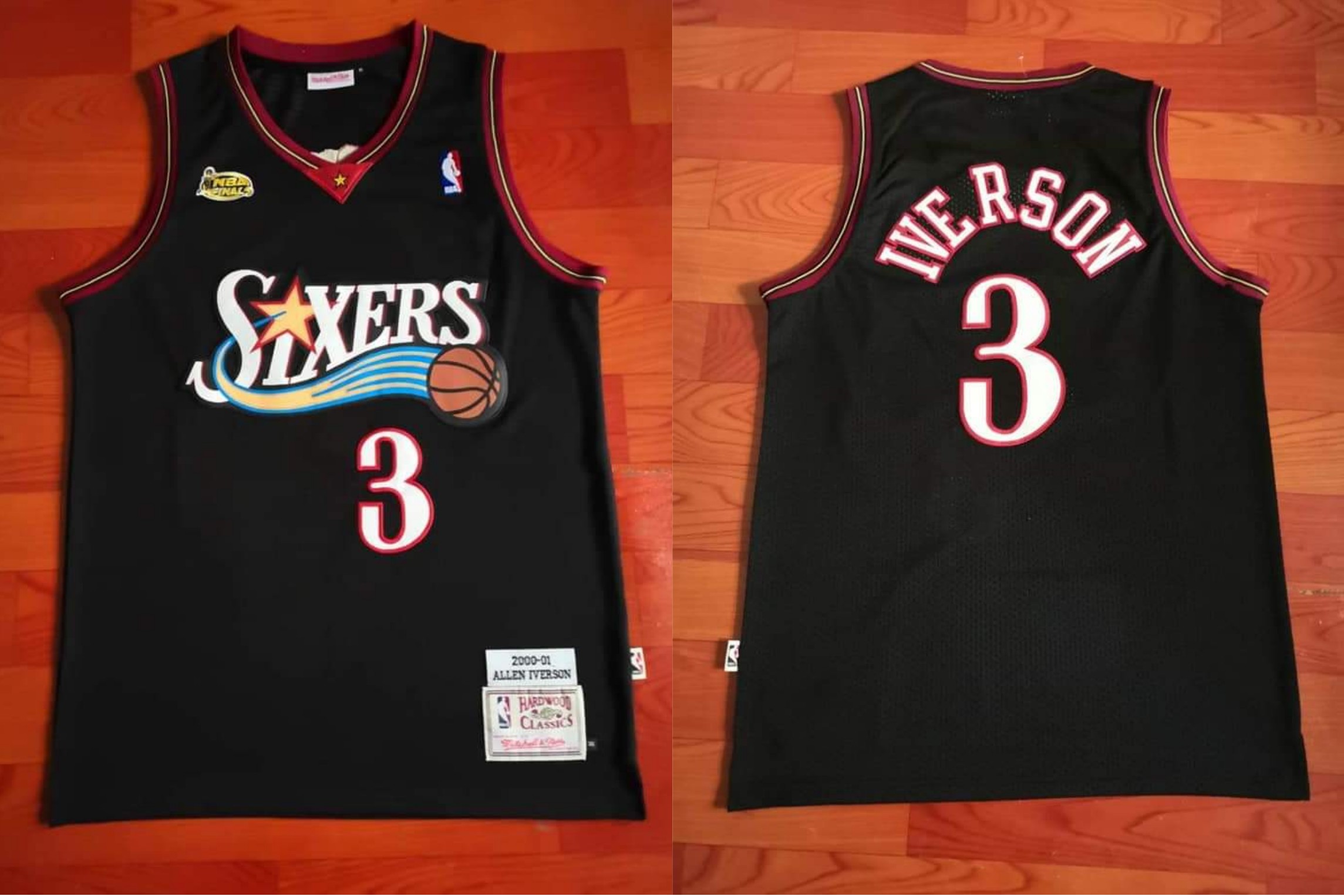 iverson sixers jersey