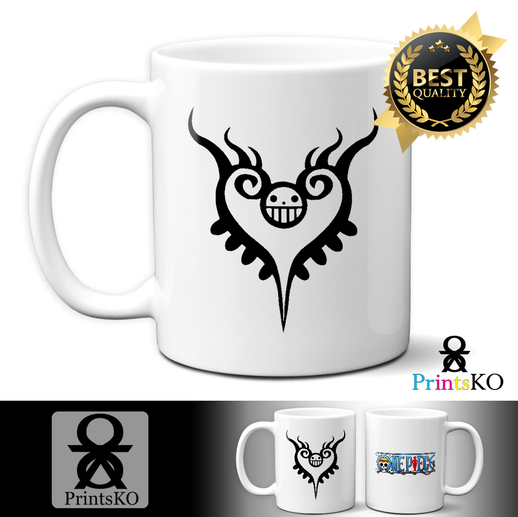 MagicMugKo Heat Sensitive Color Changing Mug/ Coffee Magic Mug or Plain  White Mug with One Piece - Trafalgar Law Tattoo Design | Lazada PH