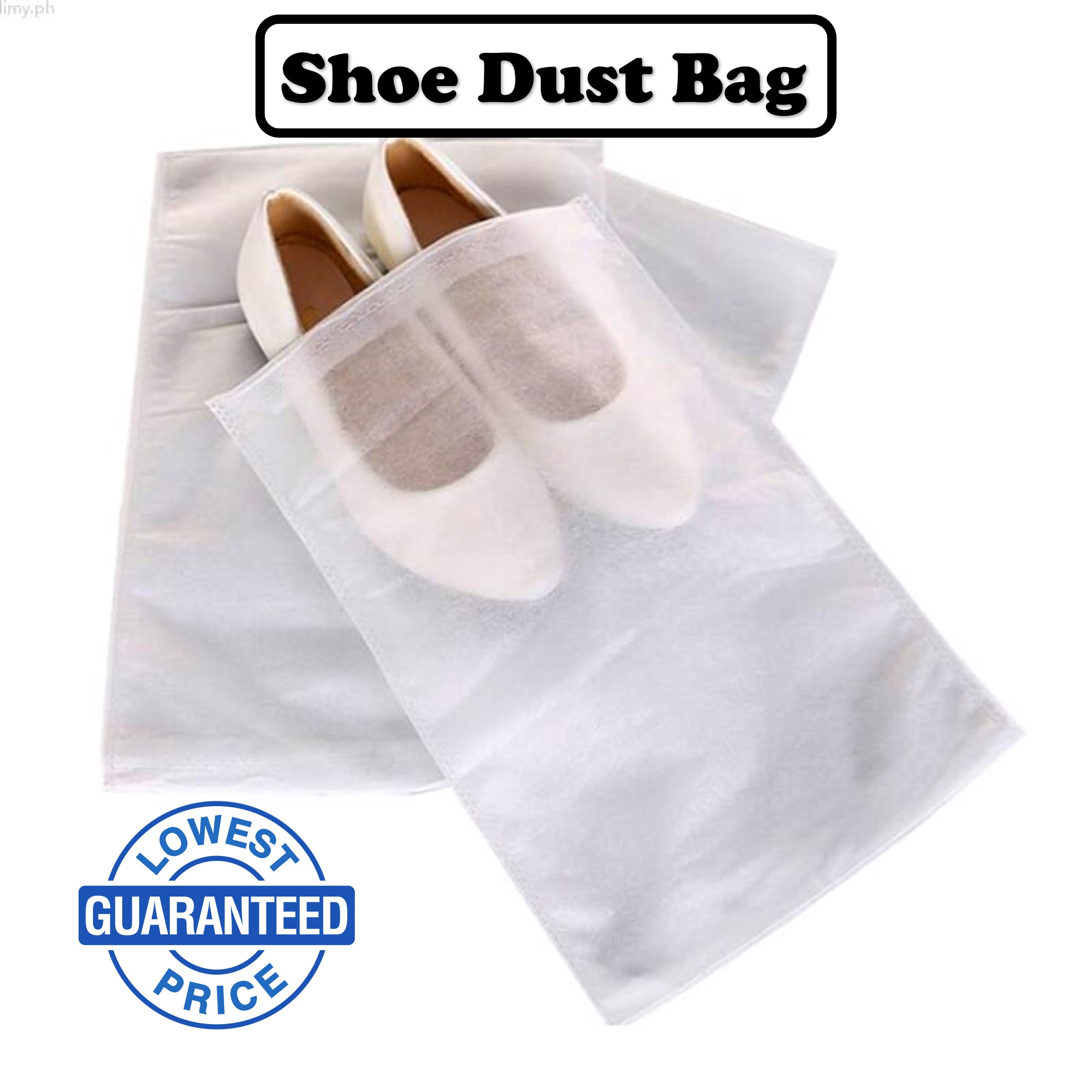 Portable Drawstring Shoes Clear Storage Bag Dust Bags Travel Pouch