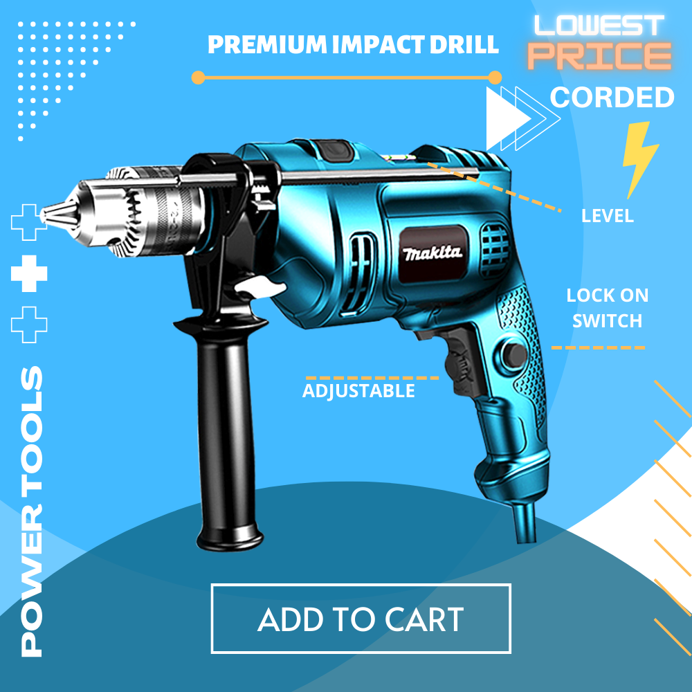 PREMIUM Hammer 13mm 800W Premium Heavy Duty Original Hammer Cylindrical