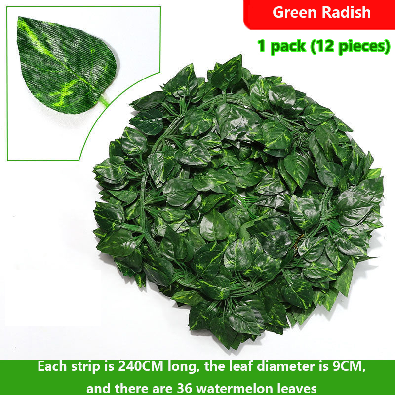 12pcs Fake Vines Fake Ivy Leaves Artificial Ivy, Ivy Garland Greenery