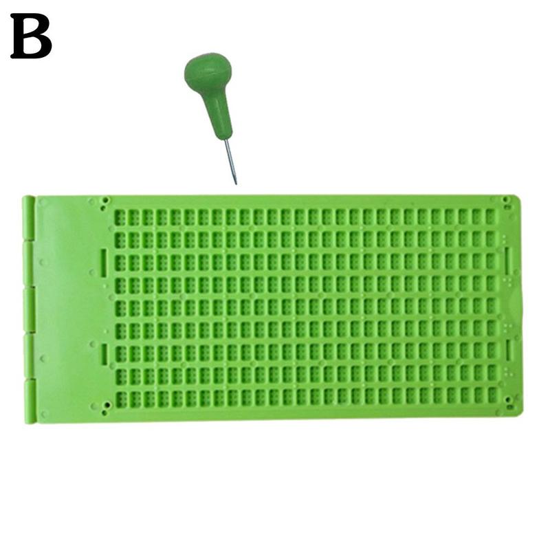 Braille Board Braille Writing Board Braille Board With Supplies Paper