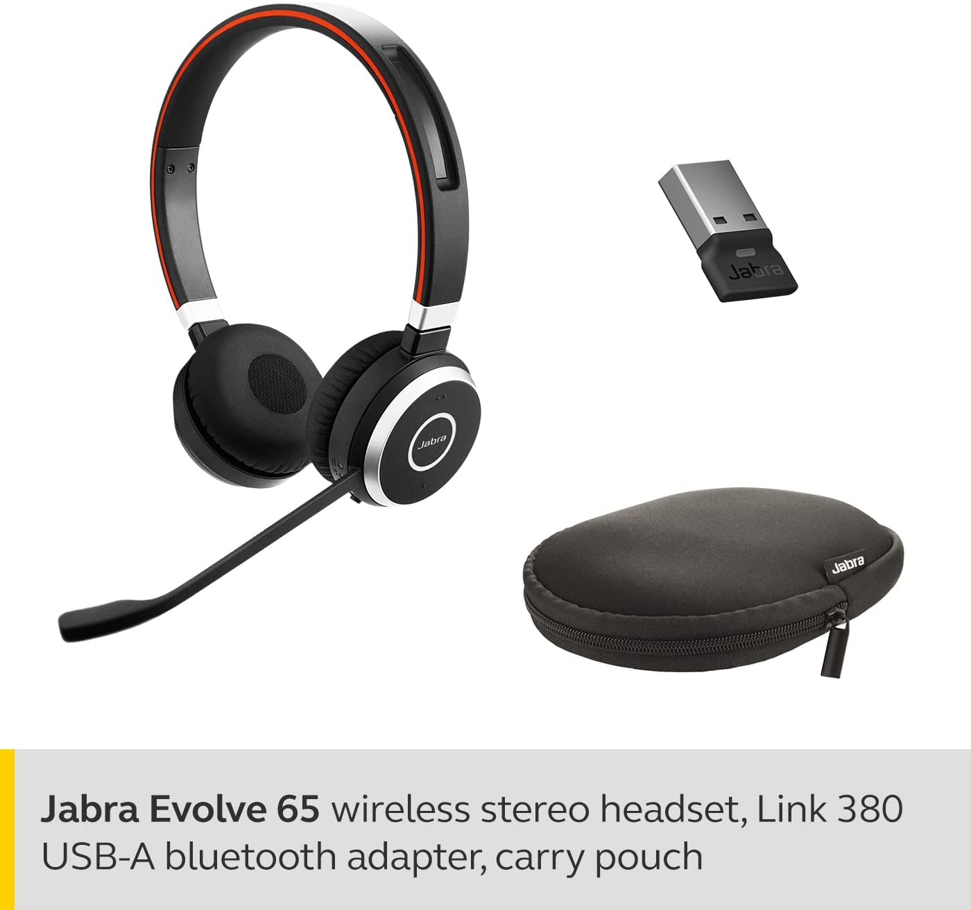 Jabra Evolve 65 MS Stereo with Link 370 