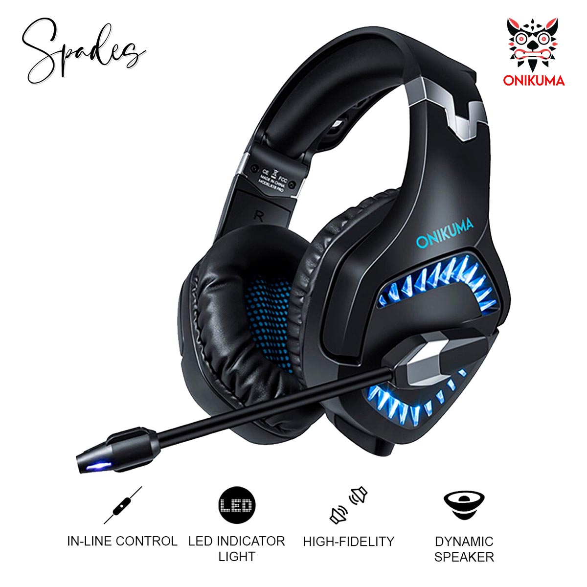 Onikuma K1B Pro Gaming Headset High-Performance Professional Anti-noise