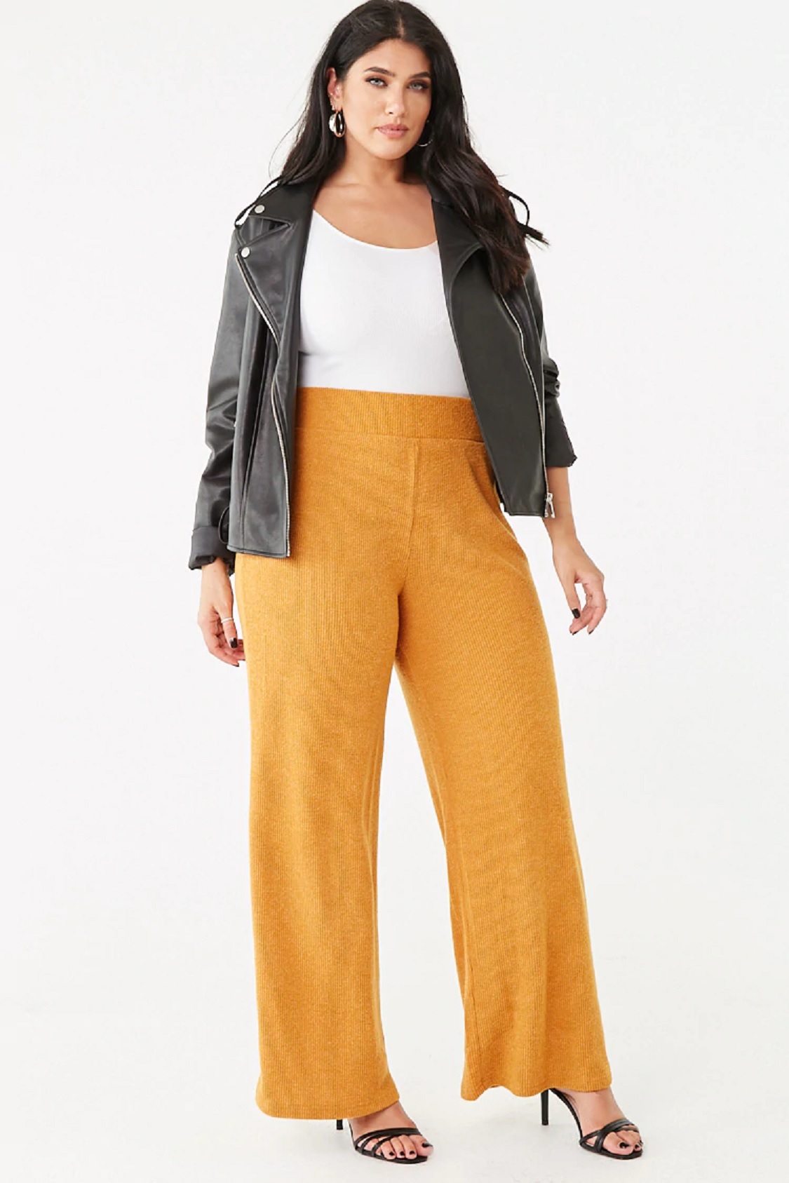 plus size mustard pants