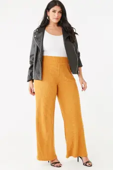 plus size mustard pants