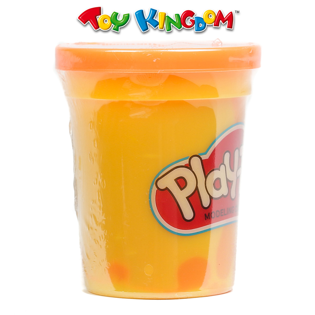 orange play doh