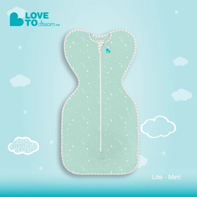 Love To Dream Swaddle UP™ (Stage 1) Lite 0.2 TOG Mint (S)