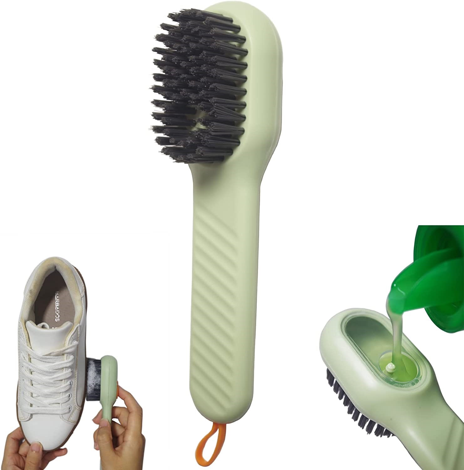 Multifunctional Liquid Shoe Cleaning Brush with Soap Dispenser Shoe