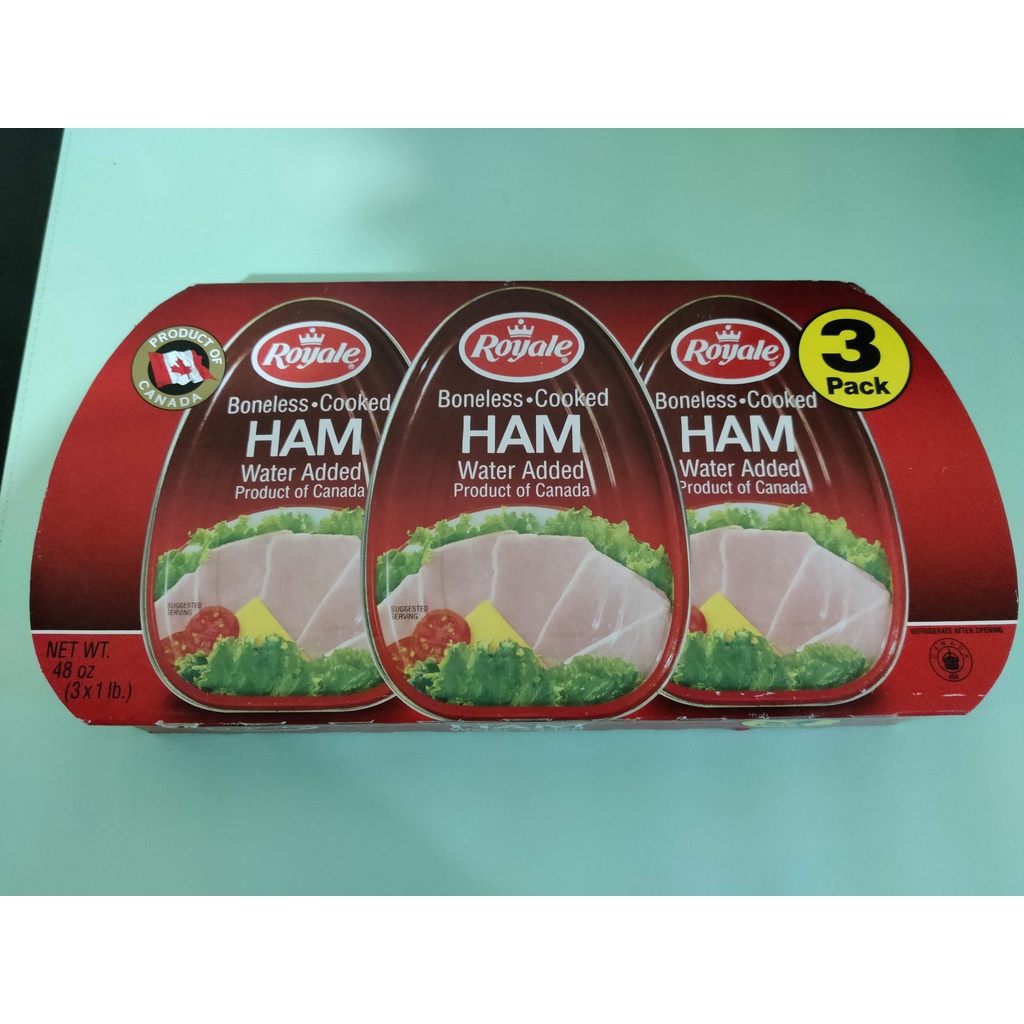 Royale Boneless Cooked Ham Pack of 3 Lazada PH