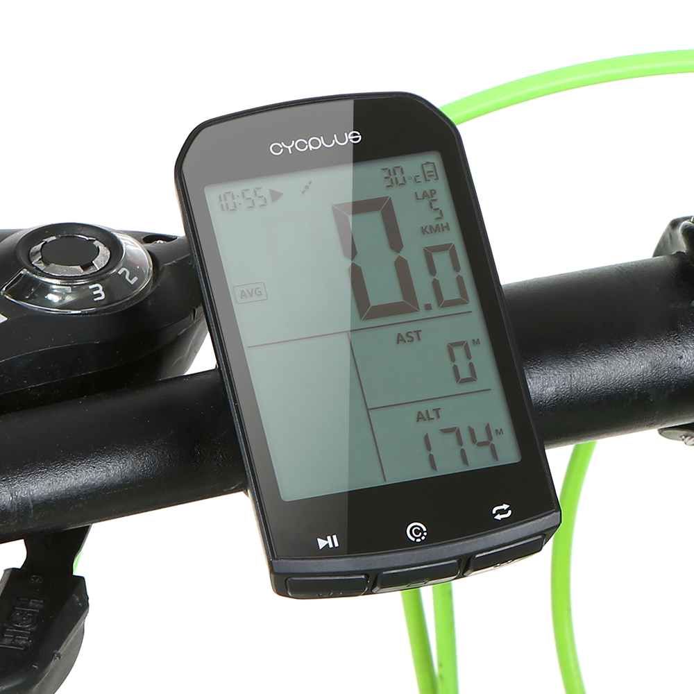 Smart GPS Cycling Computer BT 4.0 ANT+ Bike Wireless Computer Digital Speedometer Backlight IPX6 Accurate Bike Computer