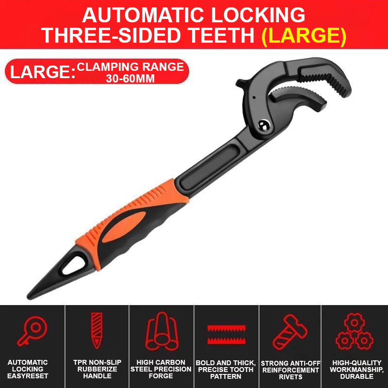 3060mm Self Locking Adjustable Wrench heavy duty 1430mm pipe wrench