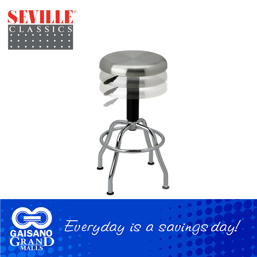 Seville Classics Commercial Pneumatical work / Bar Stool 405 Gaisano ...