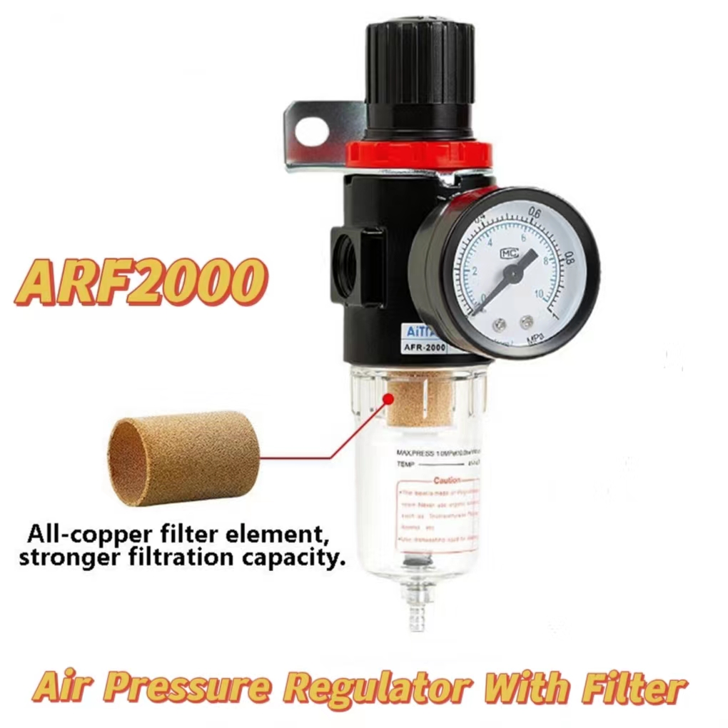 AFR2000 Pneumatic Air Compressor Pressure Regulator Oil Water Separator