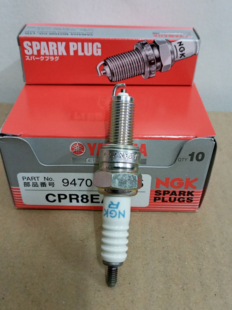 ORIGINAL YAMAHA SPARK PLUG NGK (CPR8EA-9) FOR NMAX ALL VERSION / AEROX ...