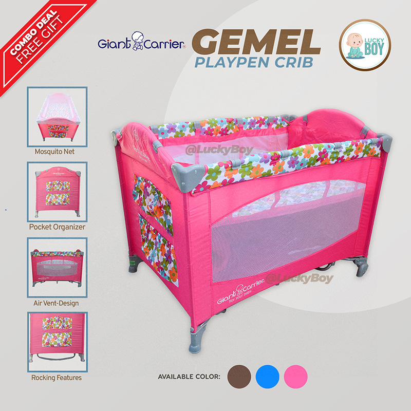 Giant carrier hot sale crib pink