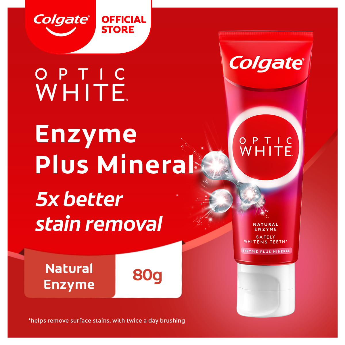 新作※コルゲート ホワイトニング歯磨き Natural Enzyme - オーラルケア