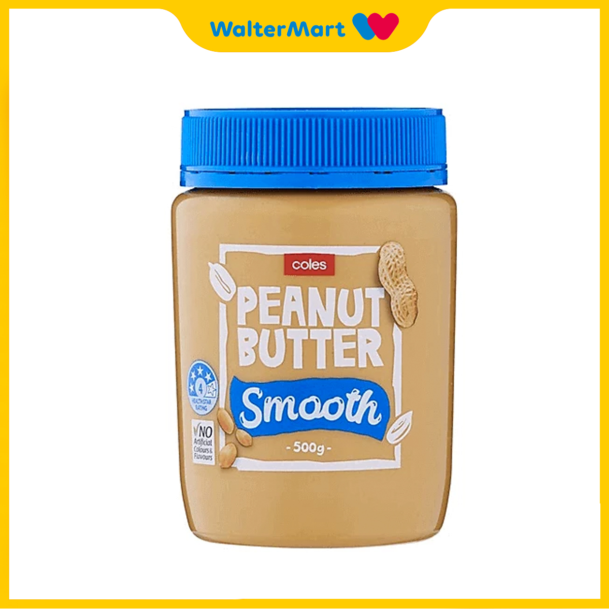 COLES 100 Authentic Peanut Butter Smooth 500g Lazada PH