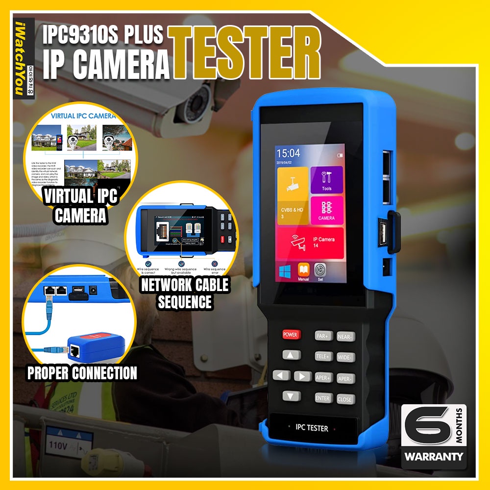 Cctv Tester Ipc S Plus For Both Ahd And Ip Camera Hd Ips Touch Screen All In