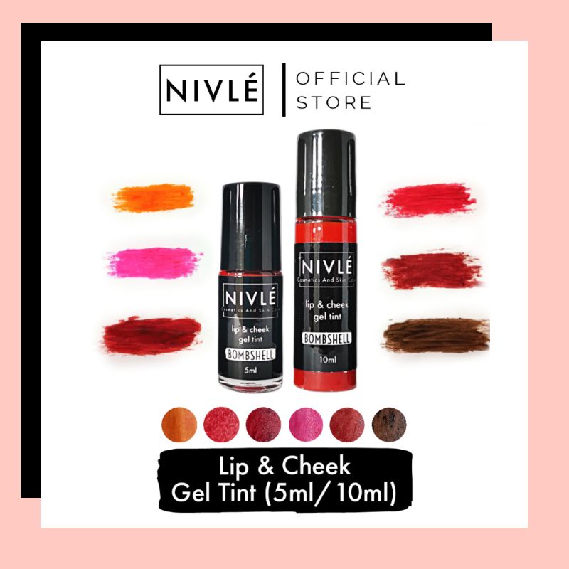 Explosive models NIVLÉ Lip Cheek Tint gel-based liptint | Lazada PH