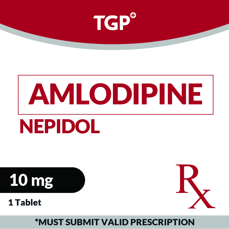 Rx: NEPIDOL Amlodipine Tab 10mg | Lazada PH