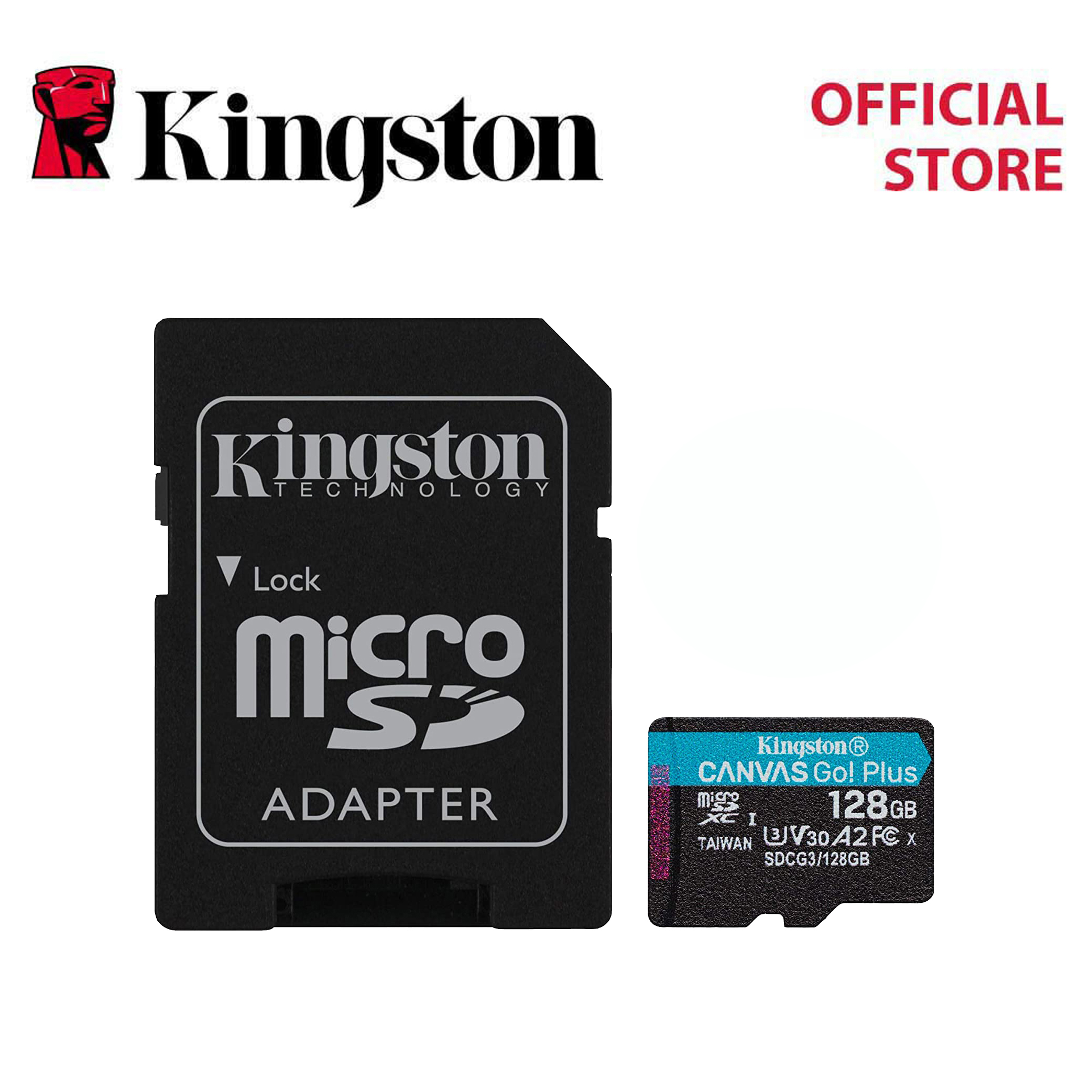 Kingston Canvas Go Plus 128 GB microSD Memory Card (SDCG3/128GB) | Lazada PH