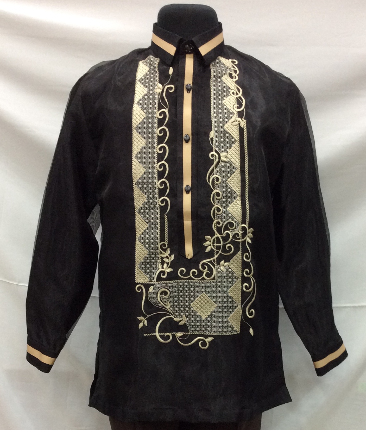 Black Barong Tagalog Black Barong With Lining Modern - vrogue.co