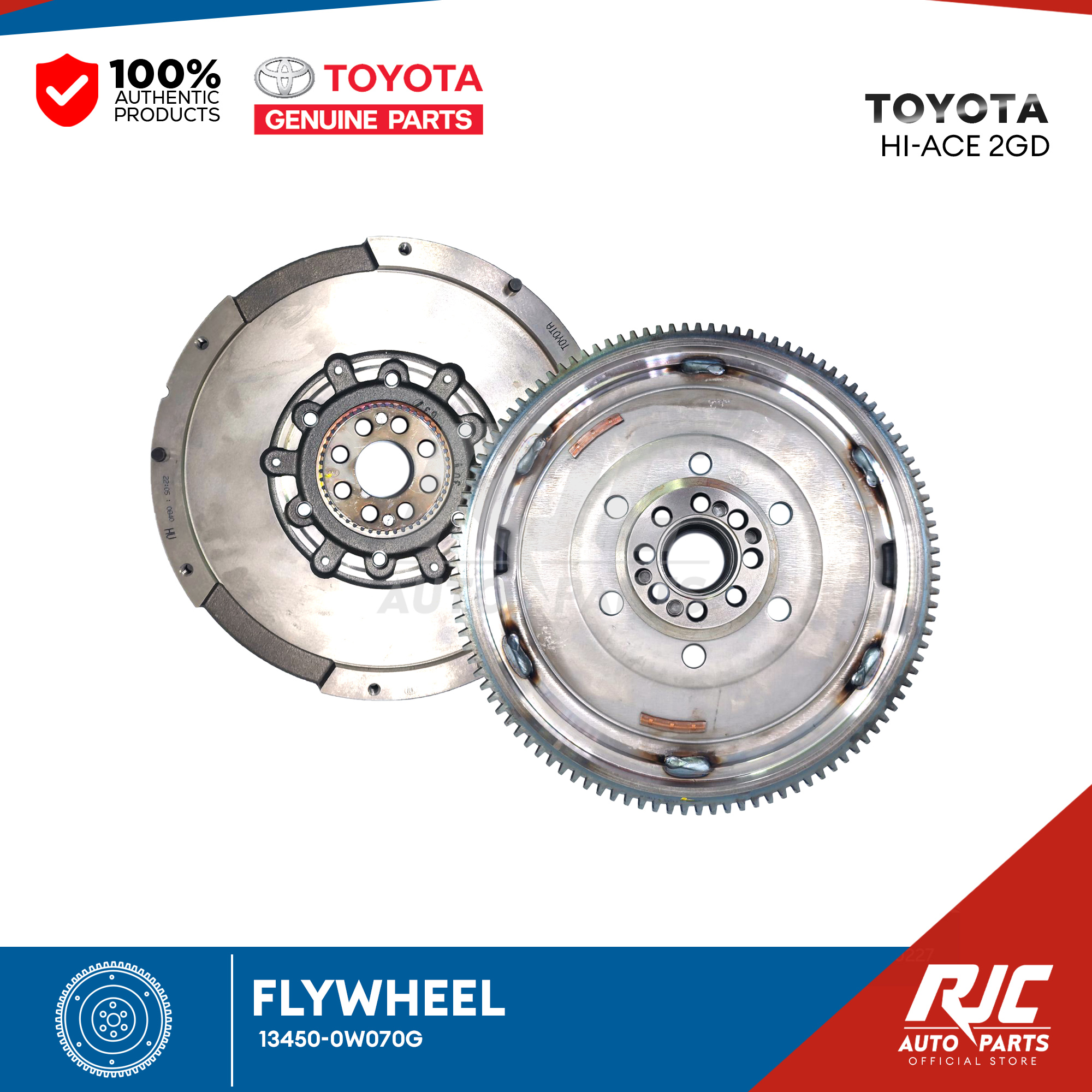 Genuine Parts Flywheel Toyota Hi-ace 2gd 13450-0w070g 1pc 