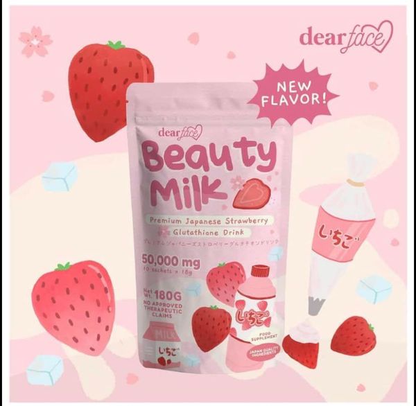 DEAR FACE Beauty Milk Melon ビューティーミルク x5