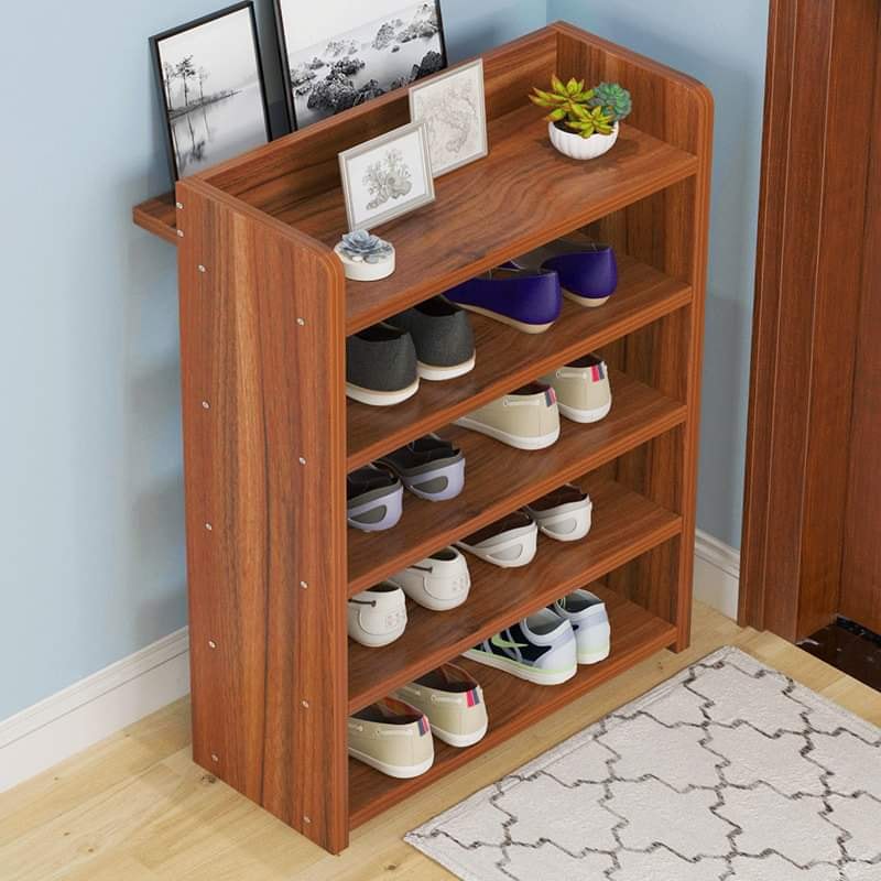 Modern Wood Shoe Cabinet Rack Storage 