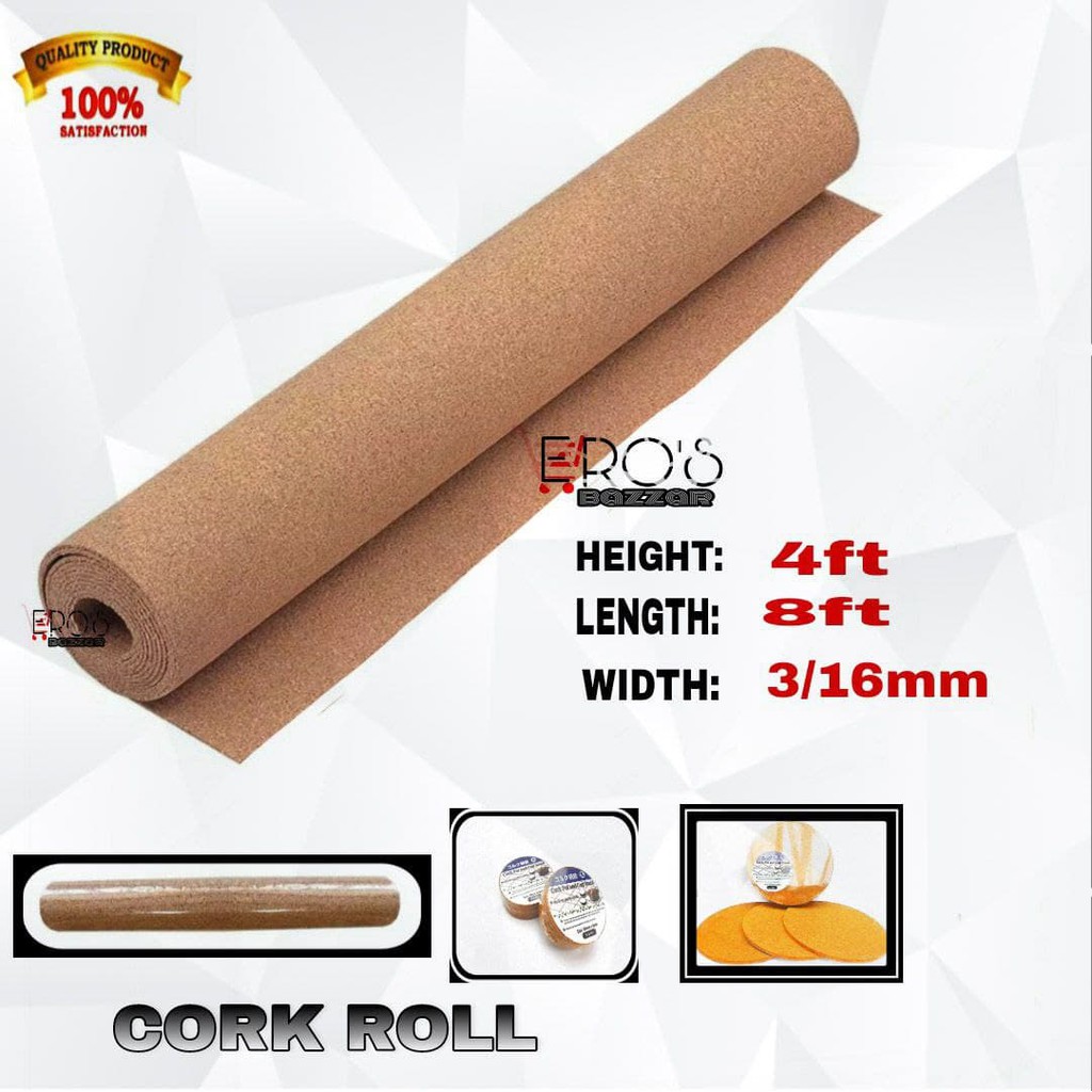 cork-sheet-roll-corkboard-without-frame-4-x-8-feet-x-3-16-thick