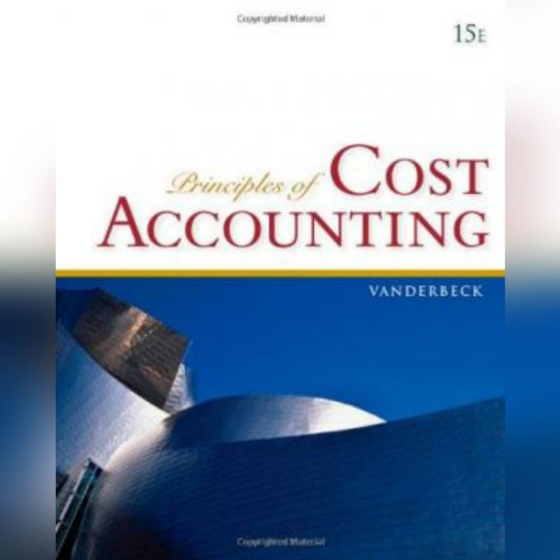 Principles of Cost Accounting Book 15e Lazada PH