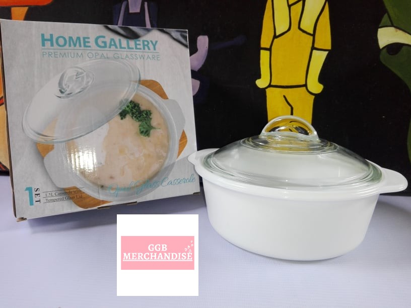 Opal Glass Casserole Glassware Home essential kitchen accessories