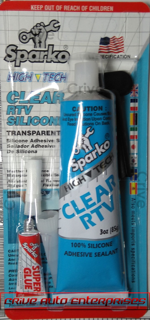 ORIGINAL 144pcs. Sparko Silicone Rubber Gasket Maker HiTemp RTV (85g