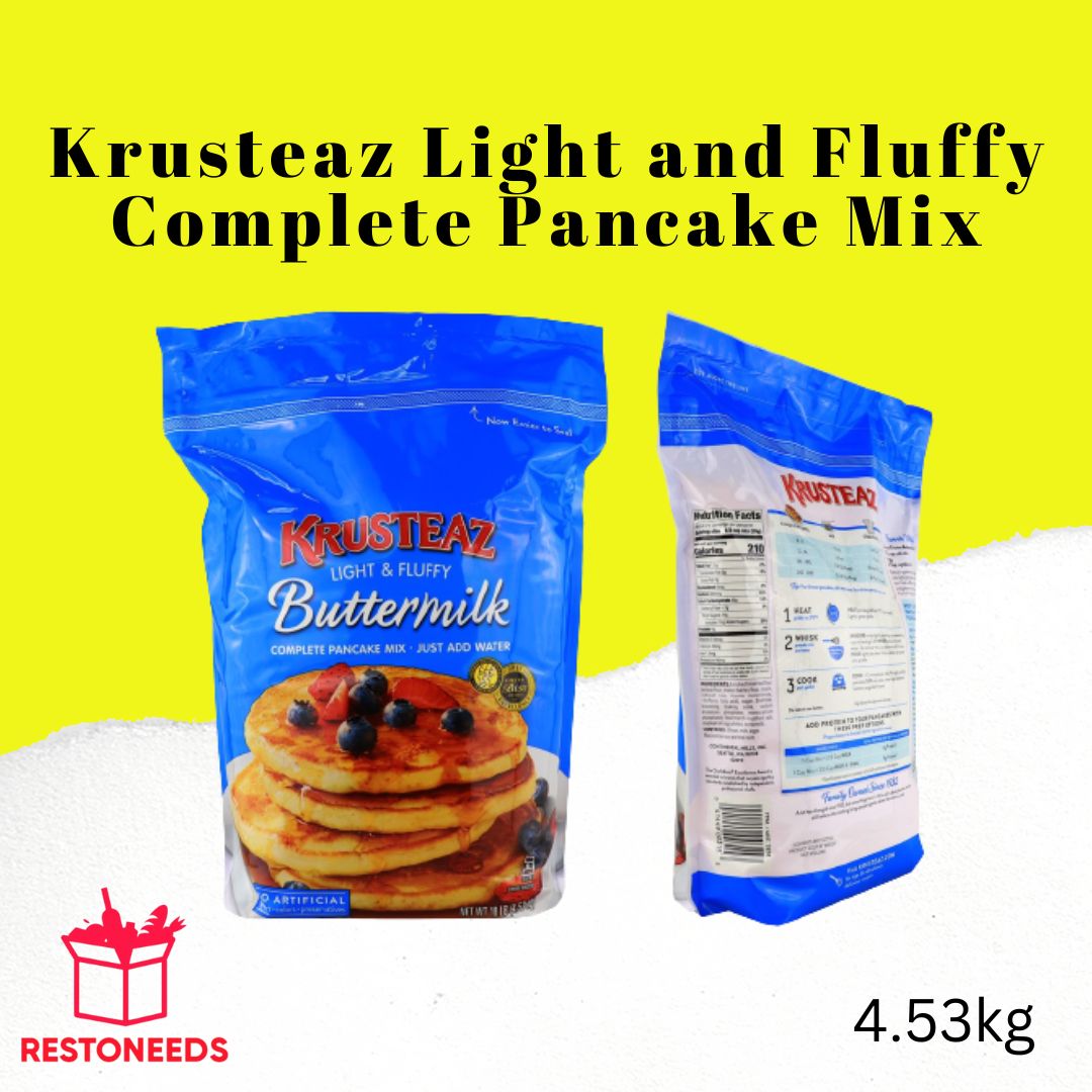 Krusteaz Light and Fluffy Complete Pancake Mix (Just Add Water) 4.53kg