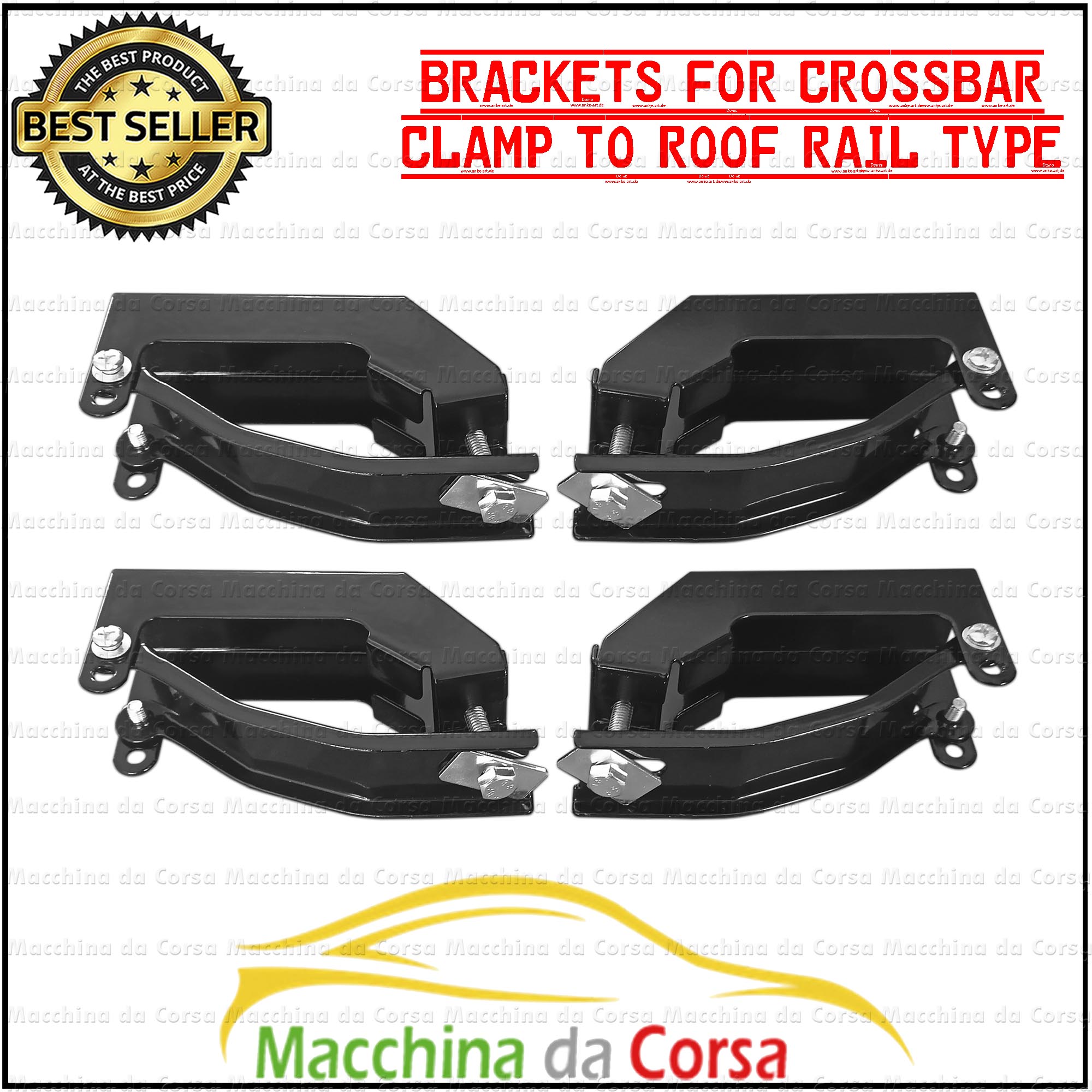 Brackets for Universal Crossbar Clamp to Roof Rail Type 4 pcs Lazada PH