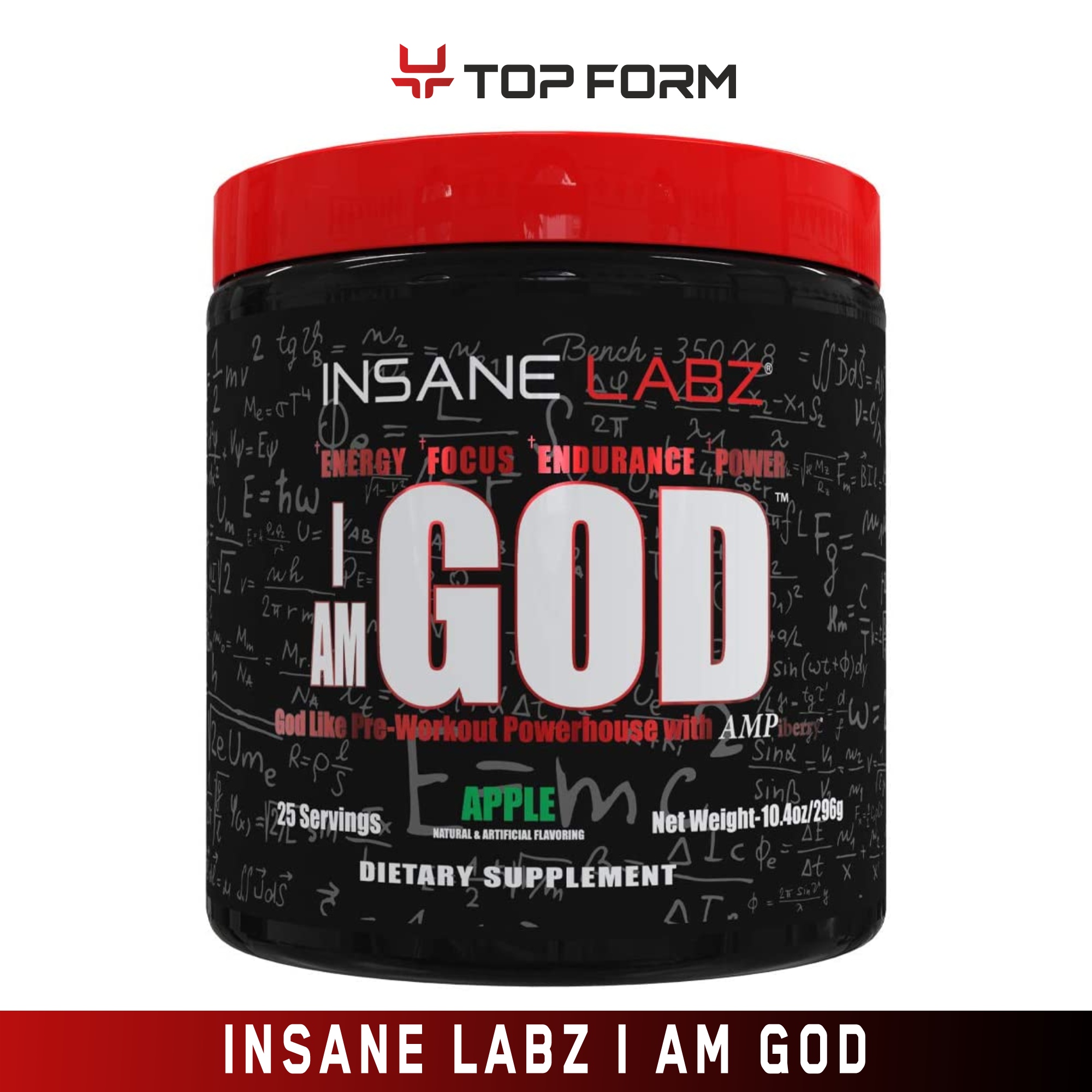 Insane Labz I Am God Pre workout (25 servings) Lazada PH